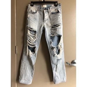 Pacsun Distressed Boyfriend Jeans